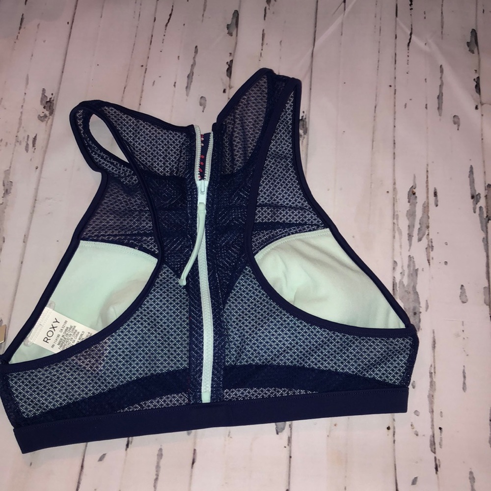 🌊Roxy Caribbean Sunset Racer Back Bikini Top - Picture 6 of 7